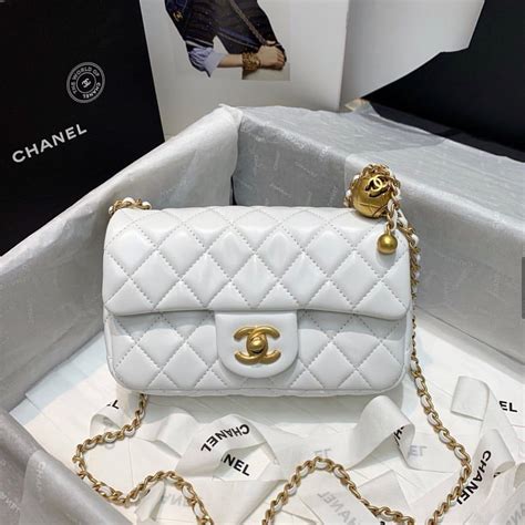 chanel coco bag white|Chanel bag catalogue.